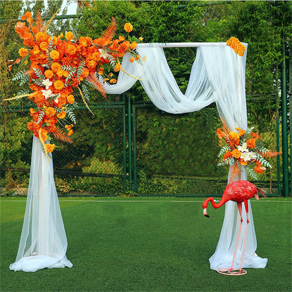 The Party Aisle Garden Arch Wedding Backdrop Stand Wayfair.co.uk